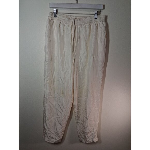 VTG Bocoo Track Suit 100% Silk Jacket Pants 80-90s Windbreaker Y2K Granny Sz XL - Picture 3 of 9